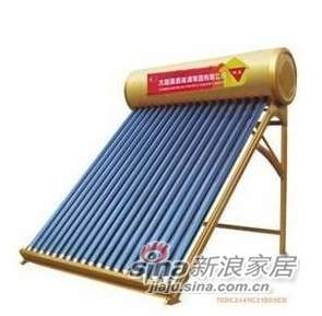 太阳雨太阳能24管普通管带保温墙产品价格_图