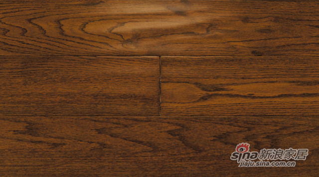 美国红橡-手刮仿古金棕实木地板产品价格_图片