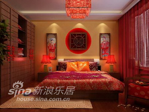新中式婚房回归古典东方之美