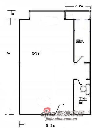 57平开间改两居或三居,立体设计图