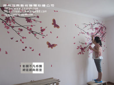 藤蔓手绘墙绘