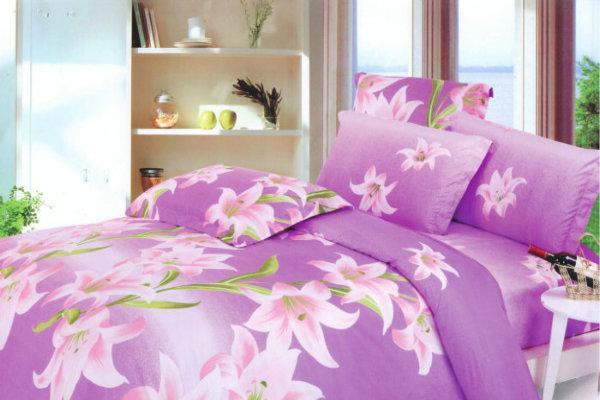 夜雅家纺绝色丽人-紫活性印染四件套产品价格