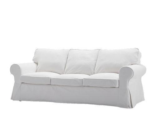 宜家爱克托(布勒丁 白色)三人沙发产品价格_图