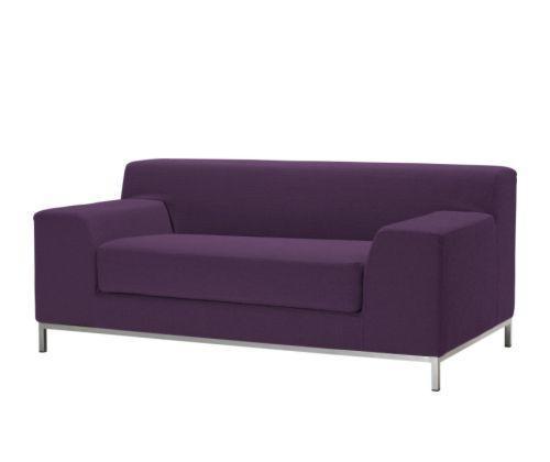 宜家双人沙发套克莱弗(淡紫色\/深灰色\/深青绿色