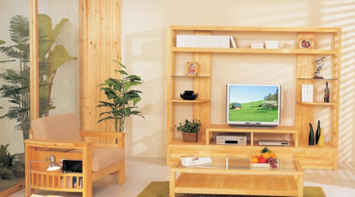 雅琴居松木电视机组合柜S6802产品价格_图片