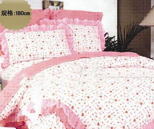 图美寻梦园(粉红)1TR0008A床罩四件套产品价
